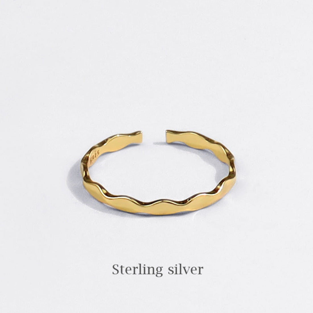 Gold Curvy Ring